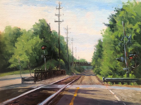 North Branch Railroad Tracks by Laurie Maher