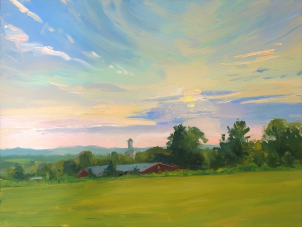 Sunrise Over Melick's Farm by Laurie Maher