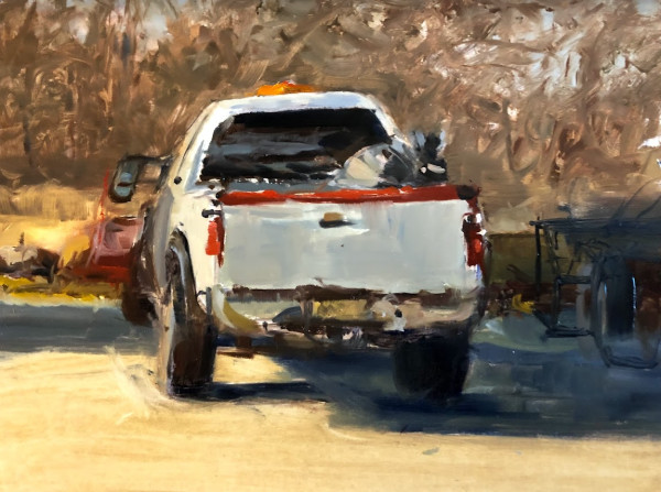 White Pickup by Laurie Maher