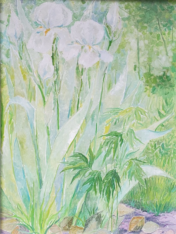 White Irises by Bernard Bowles