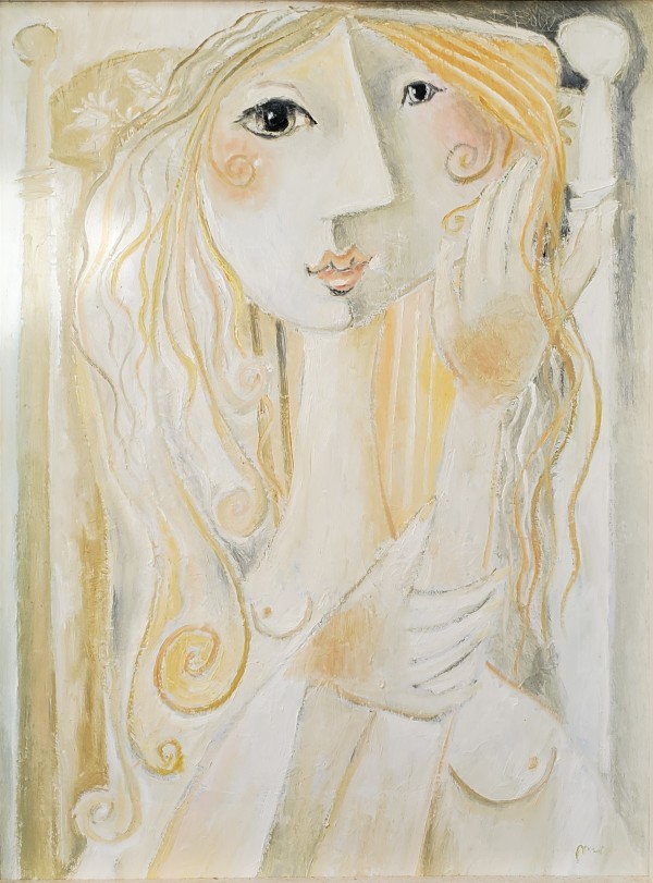 Girl With Long Hair by Bernard Bowles