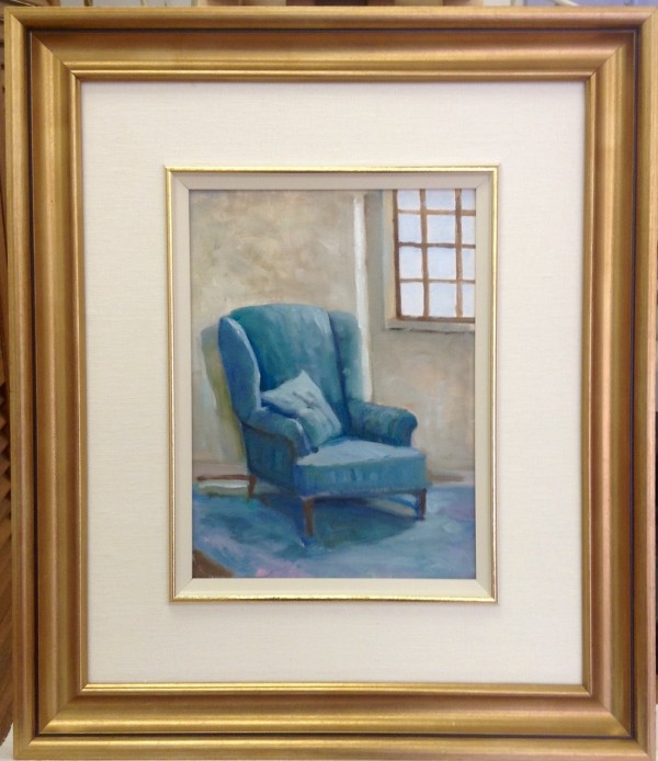 Blue Chair by Cathy Boyd Fine Art