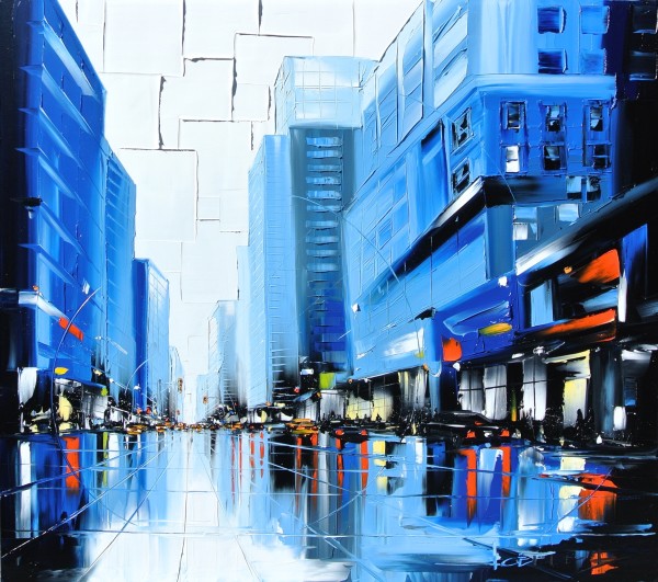 Commission "Monday Blues" - 48x54, Image 1.