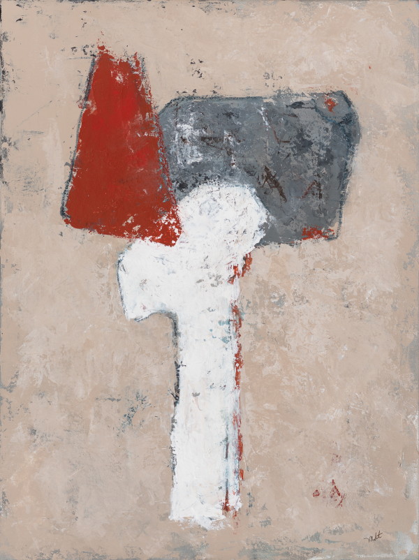 Study in Red, White and Grey by Mary Dee Thompson