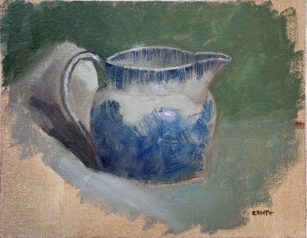 Little blue jug by Cath Smith