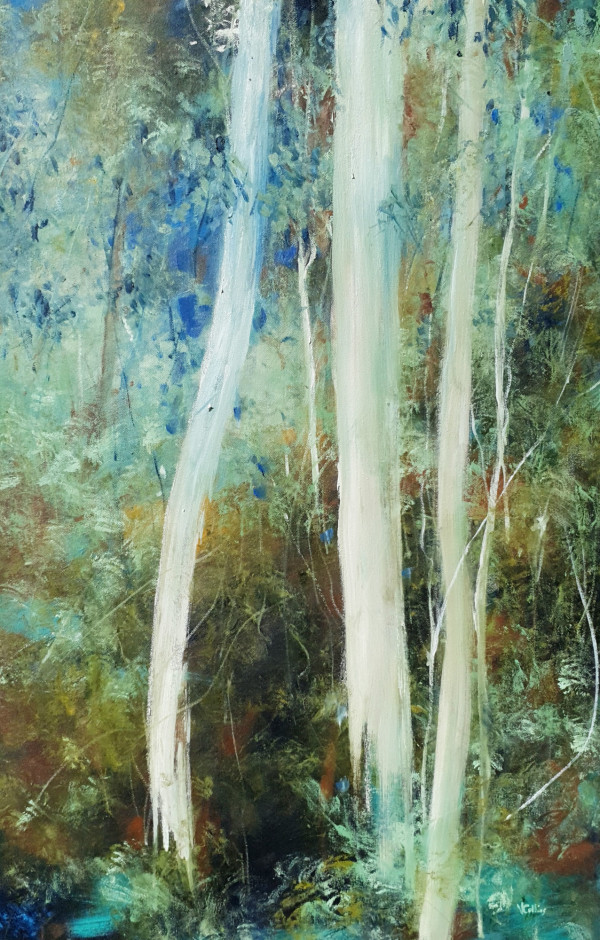 Sapling Forest 9 - Earth and Sky by Victoria Collins
