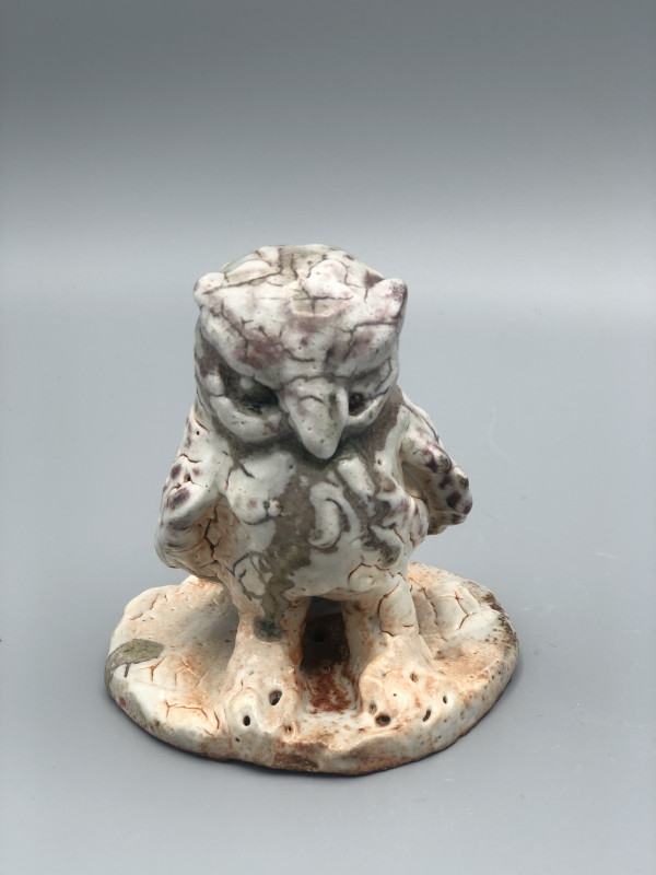 Small Owl Sculpture by Michael Bridges