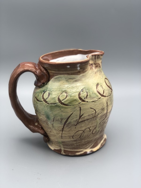 Pitcher with Looping Designs by Michael Bridges