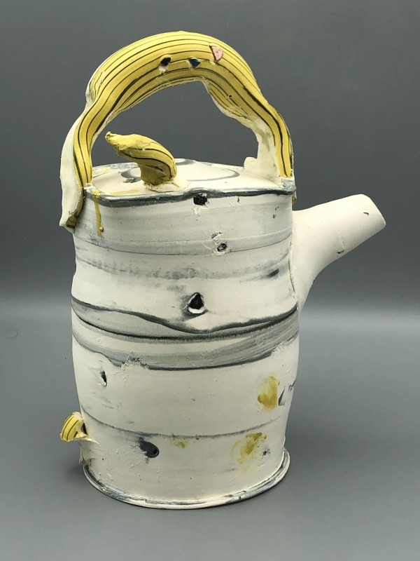 Unglazed Teapot by Sandy Simon