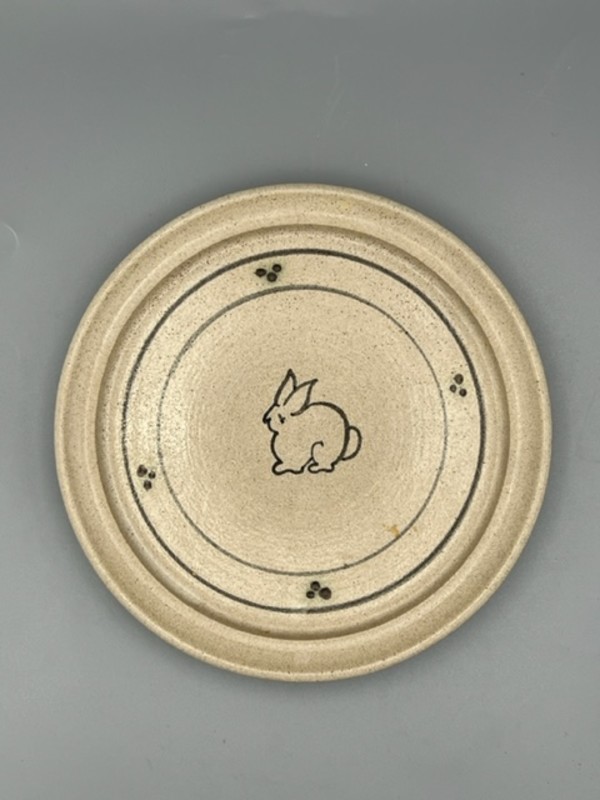 Rabbit Plate by Remi Moriarity