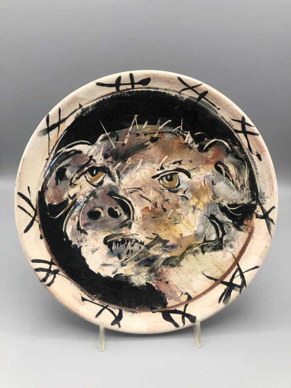 Pig Plate by Ron Meyers