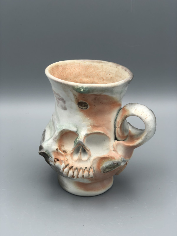 Skull Mug by Michael Bridges