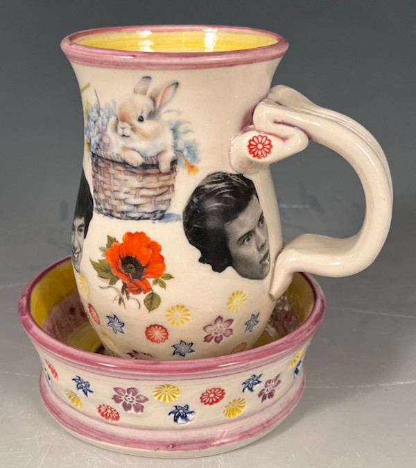 Harry (Styles) Easter Cup & Saucer Set #1 by Tom Edwards