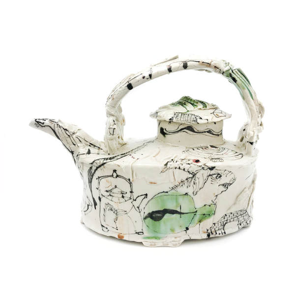 Graffiti Teapot by Ted Saupe