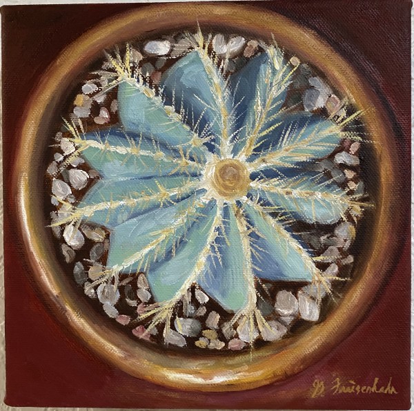 Cactus in a pot by Gerlyn Friesenhahn