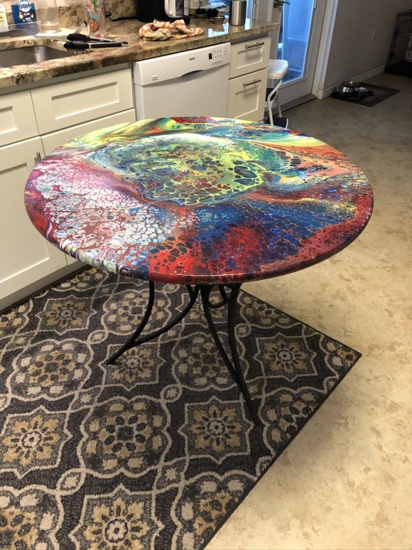 36 inch table by Christine Keyworth