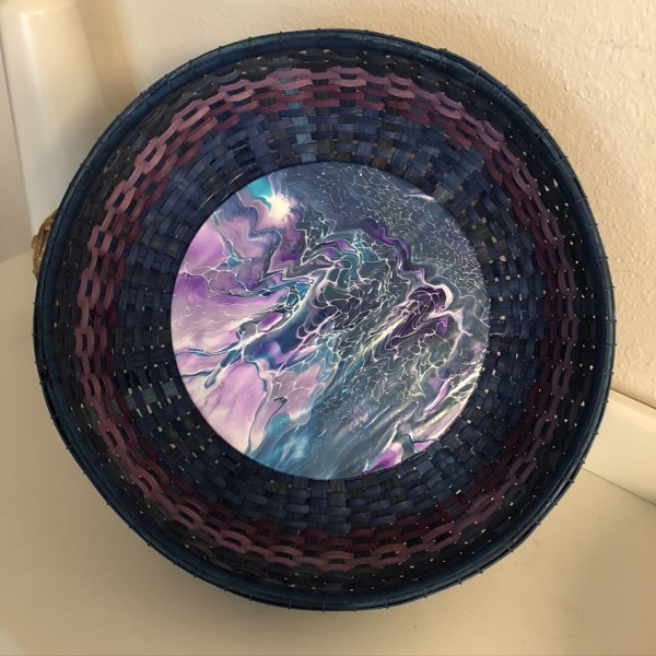 Purple Woven Bowl 16 inch