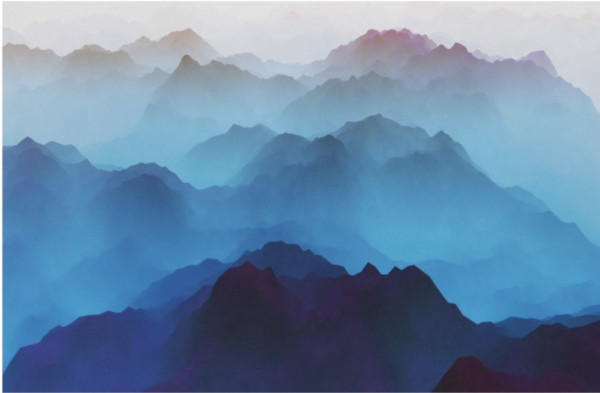 Bluish Mountains III by Angel Estevez, Image 1.