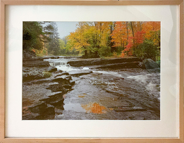 Upper Canyon Falls, Rainy Autumn Day by John McCormick, Image 1.