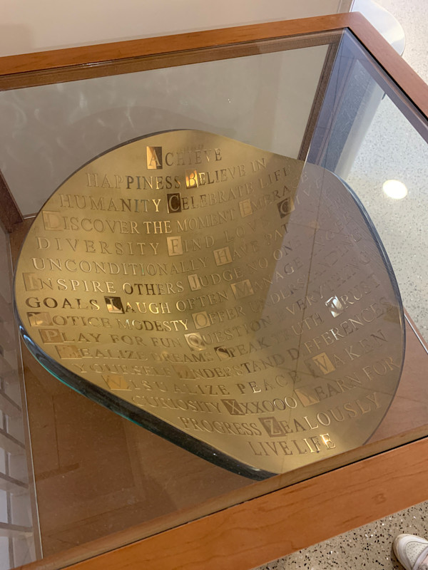 ABC of Life Bowl by Stephen Schalnser, Image 1.