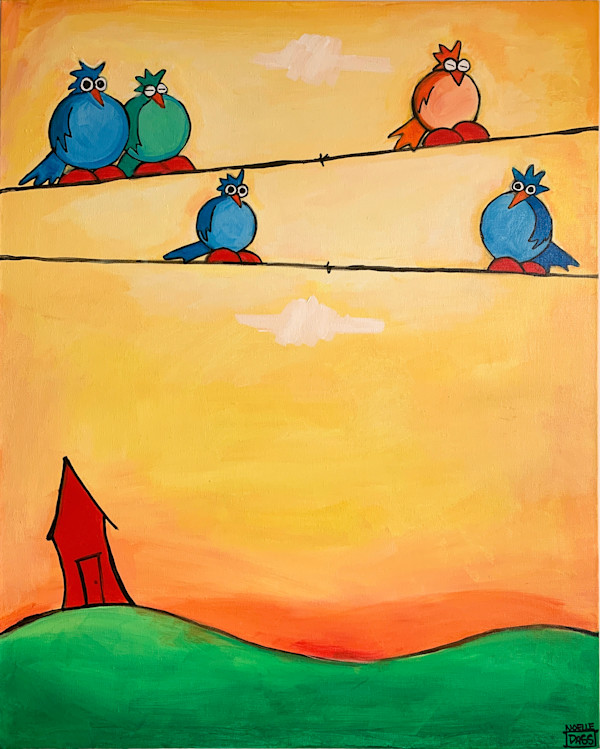 Birds on a Wire by Noelle Dass, Image 1.