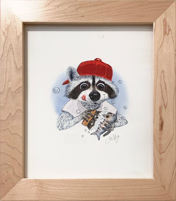Red Cap Raccoon by Jim Harris, Image 1.