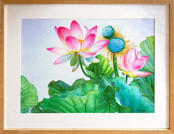 Lotus Blossoms by Annette Chandler, Image 1.
