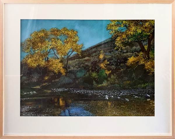 Fall Leaves on the Truckee by Roger Kinnaman, Image 1.