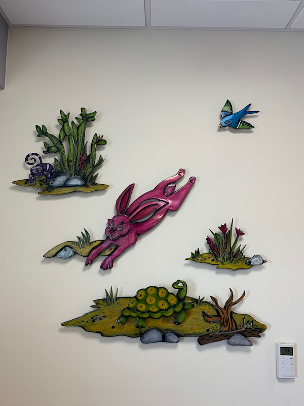 Tortoise/Hare Scene by Kristin DeSantis, Image 1.