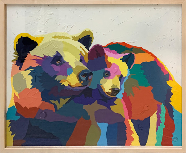 Held (Bears – Mom & Cub) by Annie Hooker, Image 1.