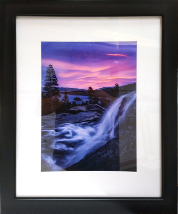Sunset over Tahoe Waterfall by Paedii Luchs, Image 2.