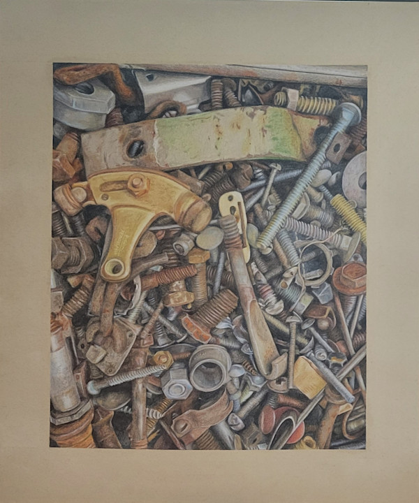 The Weight of Small Things: Nuts Bolts & Echoes by Laura Sue Hartline