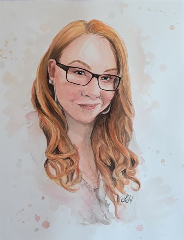Self-Portrait by Laura Sue Hartline
