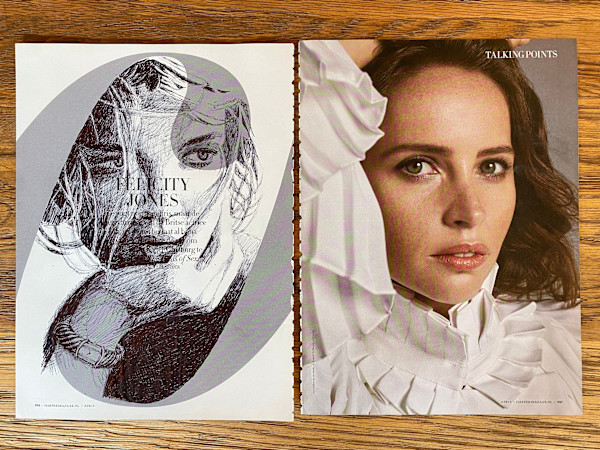 Felicity Jones by Antoine Renault, Image 1.