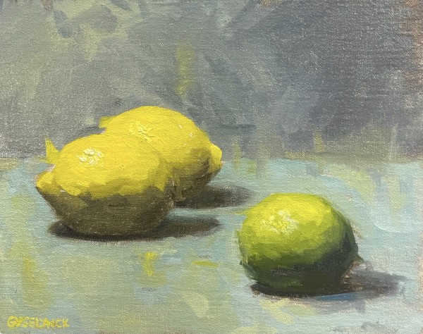 Still Life with Citrus Fruit by Maddy Gyselynck Fine Art