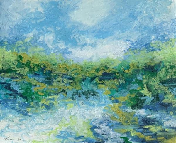 The Color of Air on the Lake No. 18