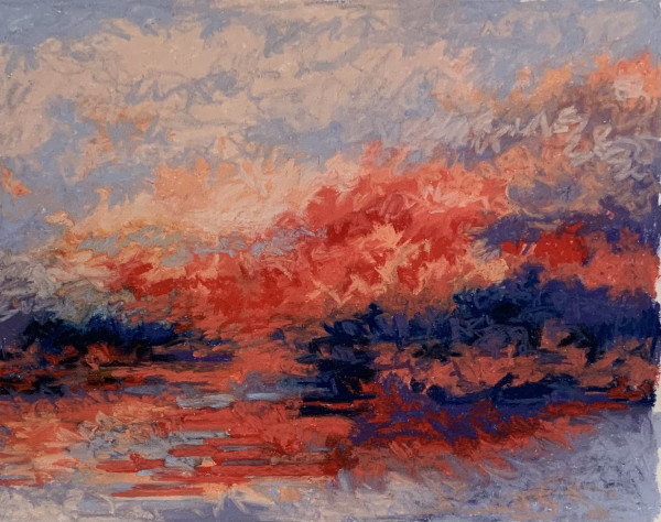 Crimson Summer Sunset