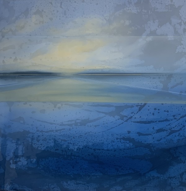 Golden Moon Indigo Sky by Kirby Fredendall, Image 1.