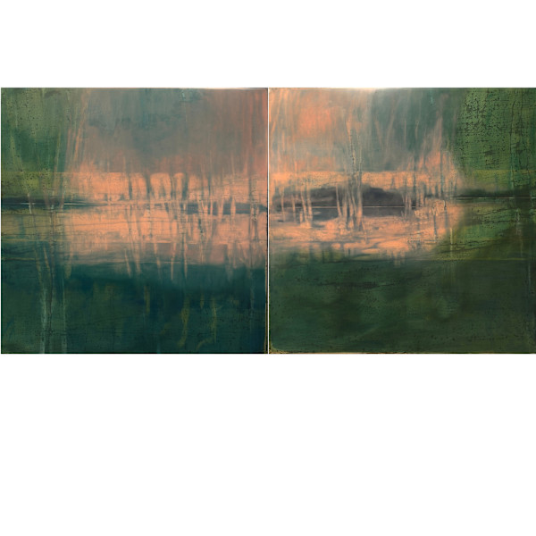 Radiance in Pink and Green by Kirby Fredendall