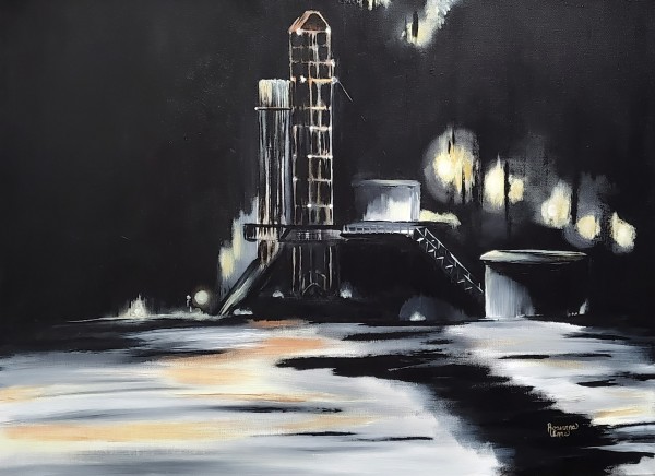 Drilling Into the Night by Roseanna Enns