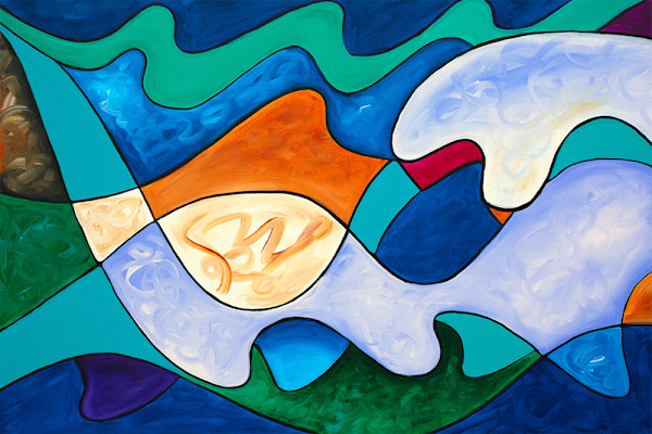 Abstract Beach II by Frenchy