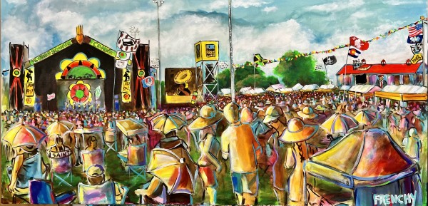Rebirth Brass Band - Congo Square Jazz Fest Scene by Frenchy