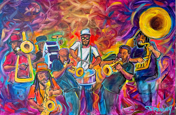 Rebirth Brass Band by Frenchy