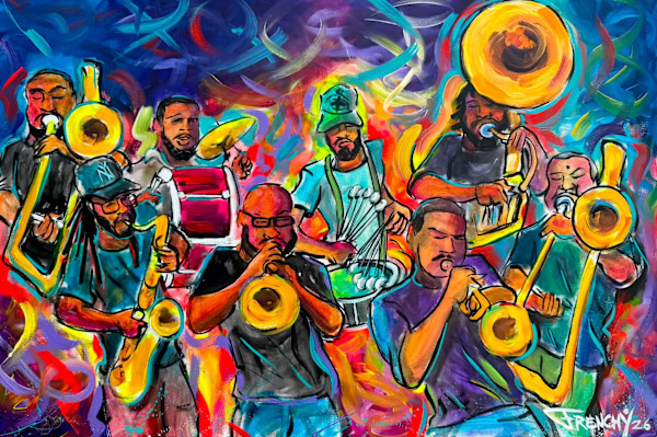 Rebirth Brass Band by Frenchy