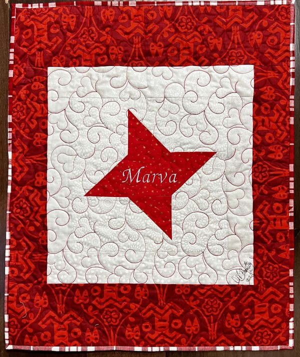 Marva’s Friendship Star by O.V. Brantley