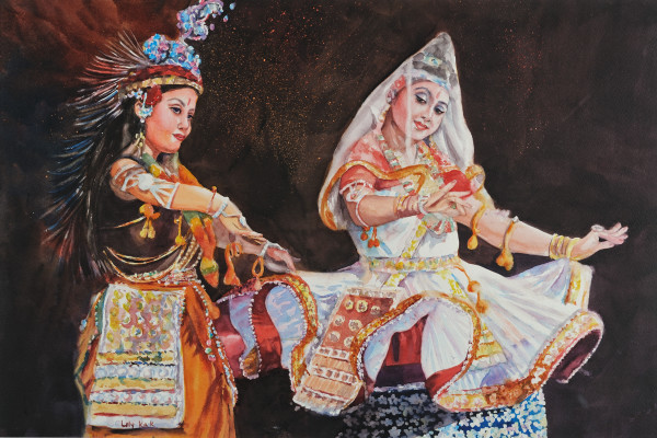 The Dance of Manipur by Lily Kak