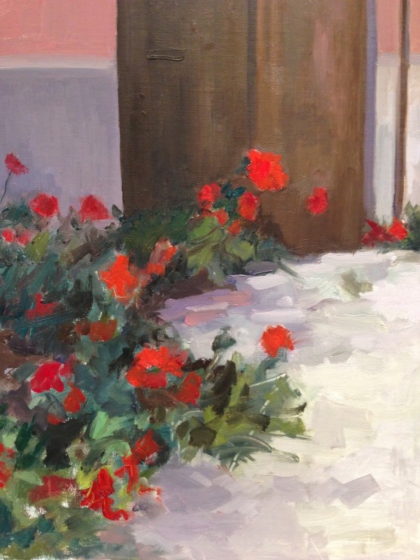 Red Poppies at Giverny by Penny Smith
