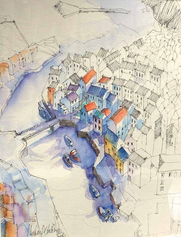 Above Staithes by Michael Shibley