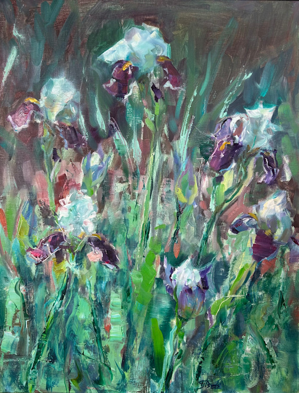In the Iris Garden by Pamela Betts