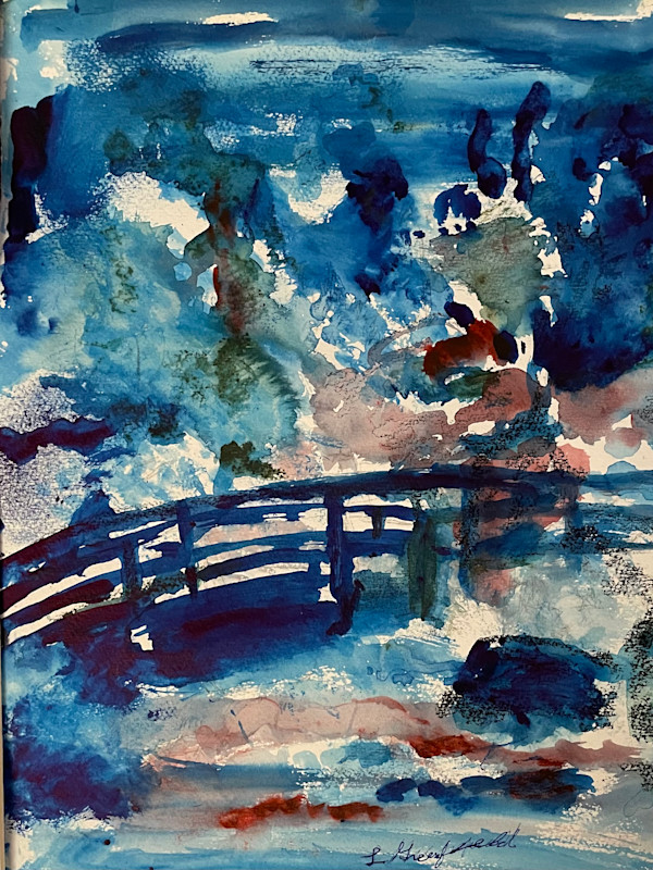 Blue Bridge by Lawrence Greenfield